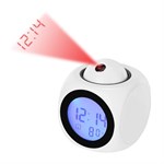 Projector clock - White
